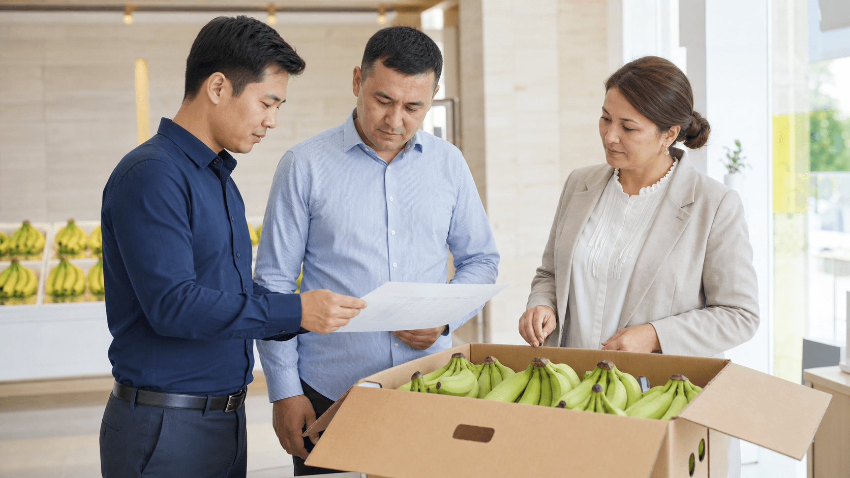 Representative wholesale banana programme discussion