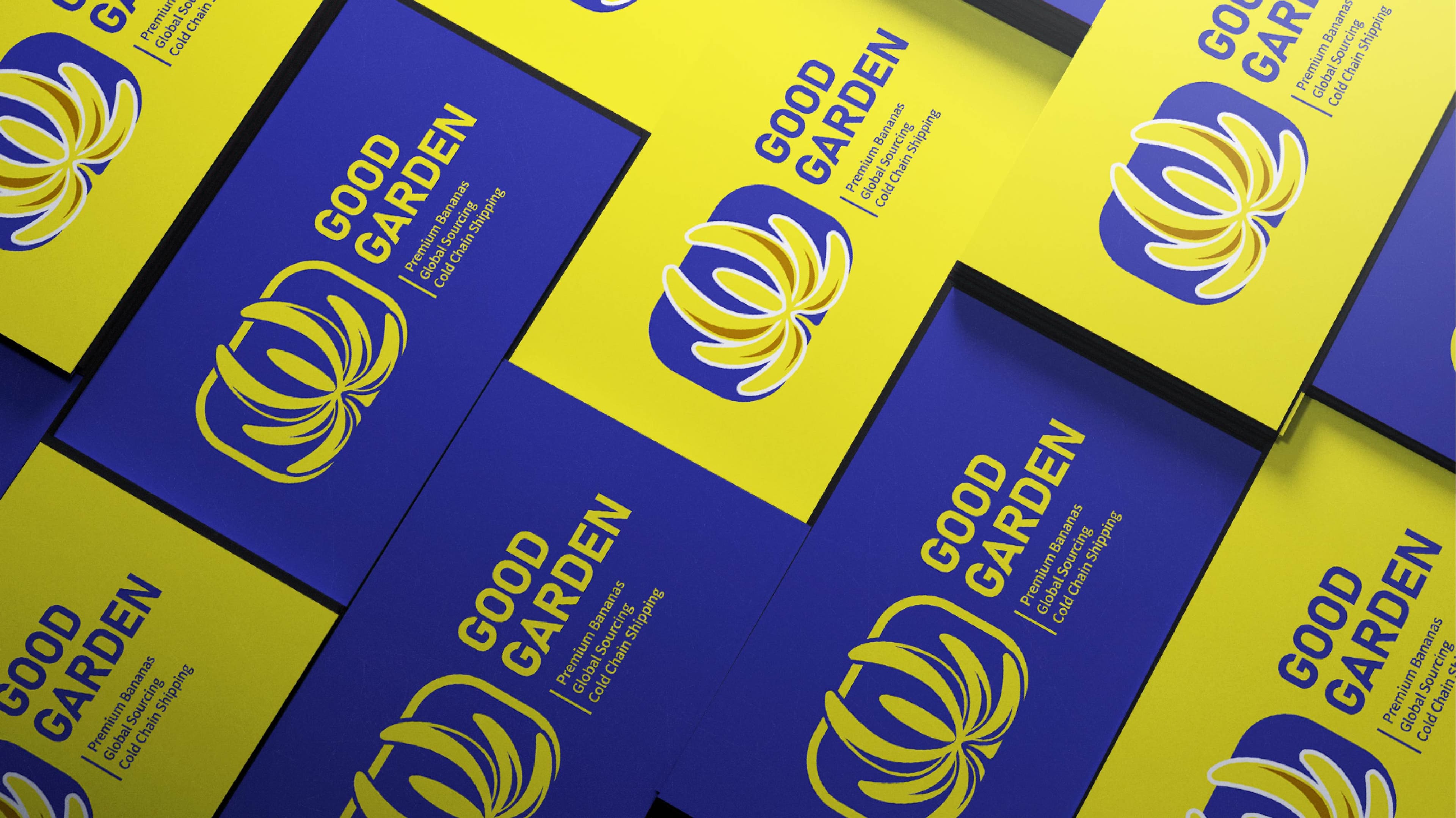 GOOD GARDEN banana packaging design