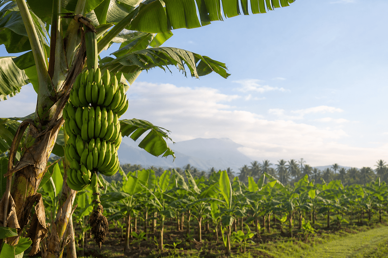 Banana plantation in the Philippines